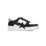 A Bathing Ape Bape Sta Low Black And White Star OZXSH W291 306M - 图片 4