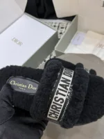 Dway shearling cotton slides - 图片 6
