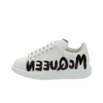 PK God Batch Alexander McQueen Oversized Graffiti White Black