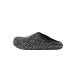 Marni Calfskin Fussbett Sabot Black Leather with Rhinestones SBMR000600P639400N99