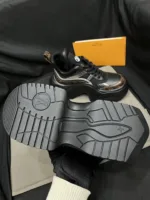 Blended Fabrics Street Style Plain Oversized Logo Sneakers - 图片 2