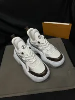 Blended Fabrics Street Style Plain Oversized Logo Sneakers - 图片 3