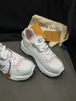 Flower Patterns Monogram Rubber Sole Casual Style Unisex - 图片 4