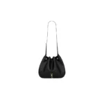 PARIS VII LARGE FLAT HOBO BAG IN SMOOTH LEATHER